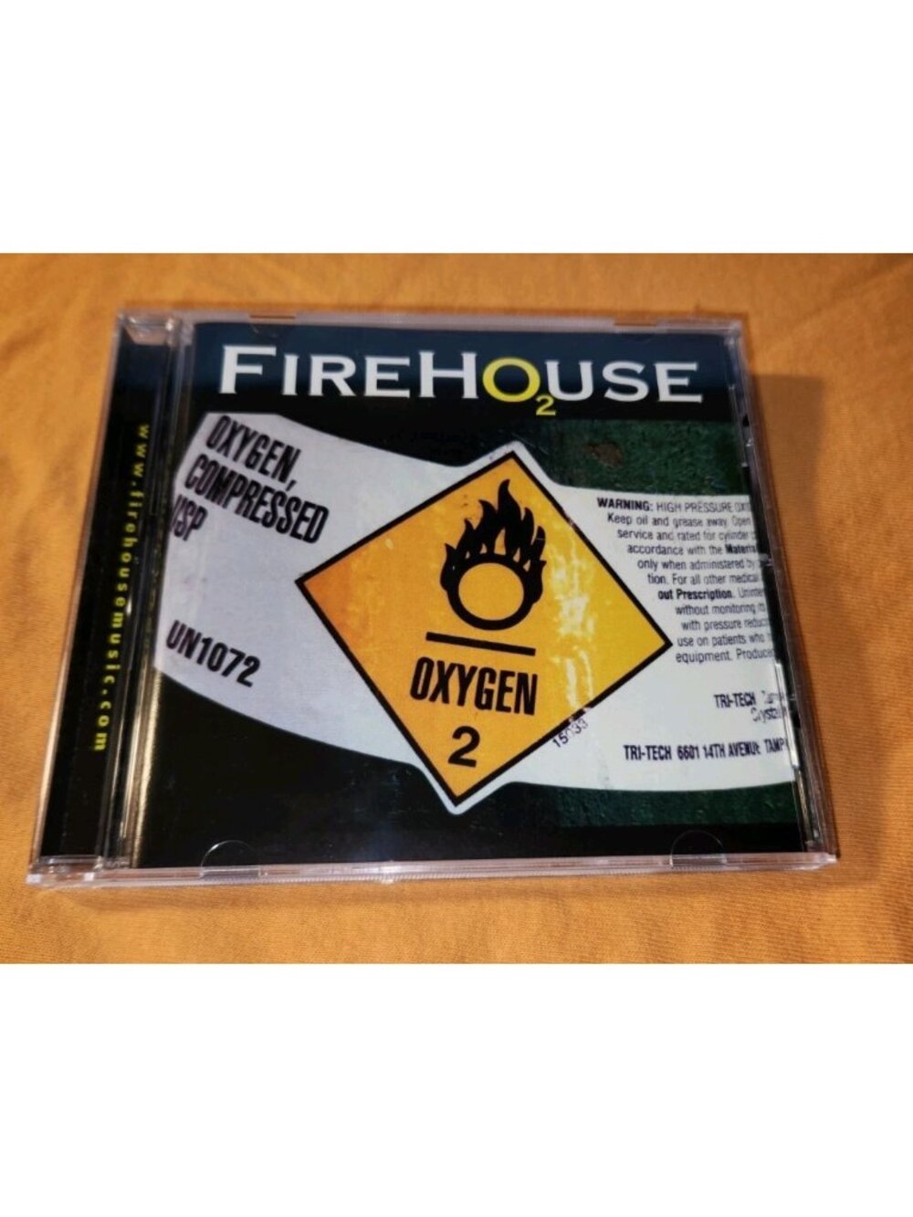 FIREHOUSE hair metal cd O2 CD 2000 Spitfire [Glam Rock]